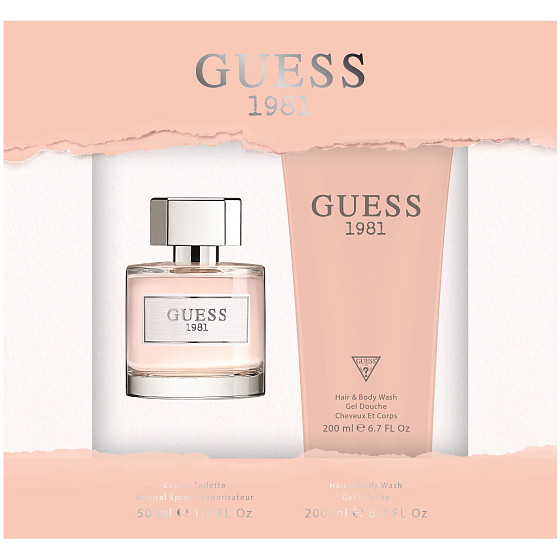 Guess Guess 1981 toaletní voda pro ženy 50 ml + tělové mléko 200 ml, dárková sada