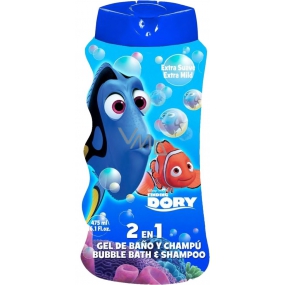 Disney Hledá se Dory 2v1 koupelový a sprchový gel pro děti 475 ml