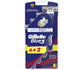 Gillette Blue 3 Barcelona holítka 3břity pro muže 8 kusů