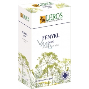 Leros Fenykl plod bylinný čaj na trávení, správnou činnost střev, tvorbu mateřského mléka 20 x 1,5 g