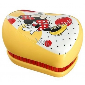 Tangle Teezer Compact Profesionální kompaktní kartáč na vlasy, Disney Minnie Mouse Yellow