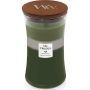 WoodWick Trilogy Mountain Trail - Horská stezka vonná svíčka s dřevěným knotem a víčkem sklo velká 609,5 g