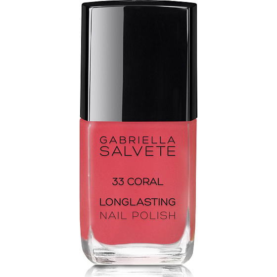 Gabriella Salvete Longlasting Enamel dlouhotrvající lak na nehty s vysokým leskem 33 Coral 11 ml