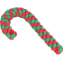 Trixie Xmas Candy Cane vánoční hračka uzlovaná hůlka 19 cm