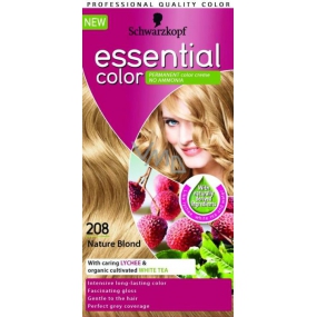 Schwarzkopf Essential Color dlouhotrvající barva na vlasy 208 Přírodně plavá