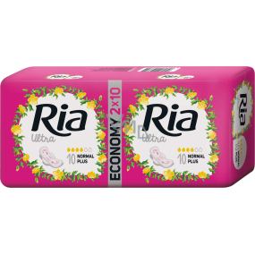 Ria Ultra Normal Plus hygienické vložky 2 x 10 kusů