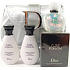 Christian Dior pure Poison parfémovaná voda pro ženy 50 ml + tělové mléko 50 ml + sprchový gel 50 ml + kabelka, dárková sada