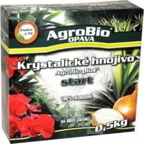 AgroBio Plus Krystalické hnojivo Start na 500 l zálivky 0,5 kg