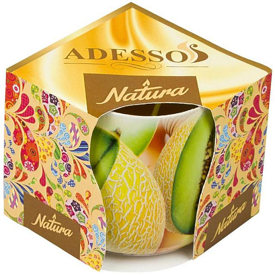 Adesso Natura Žlutý meloun a med vonná svíčka ve skle 100 g