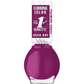 Miss Sporty Clubbing Color lak na nehty 081 Wild Purple 7 ml