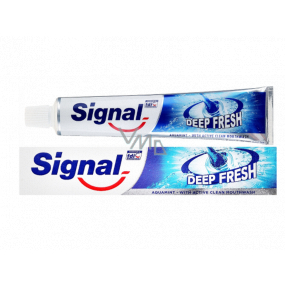 Signal Deep Fresh Aquamint zubní pasta s ústní vodou 75 ml