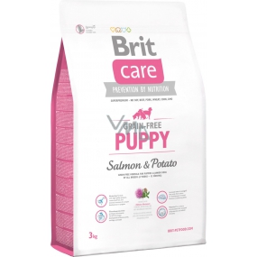 Brit Care Grain-free Junior Losos a brambory superprémiové bezobilné krmivo pro štěňata a mladé psy 3 kg