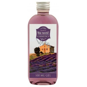 Bohemia Gifts Lavender La Provence olejový sprchový gel s olivovým a hroznovým olejem Pole a dům 100 ml