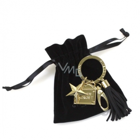 DÁREK Givenchy Přívěsek na klíče zlatý 6 x 3,2 cm