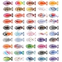 If Tin of Sardines Page Markers Záložky do knihy 50 Sardinek 45 x 0,5 x 20 mm