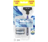 Gillette Mach3 Start holicí strojek + náhradní hlavice 2 kusy pro muže
