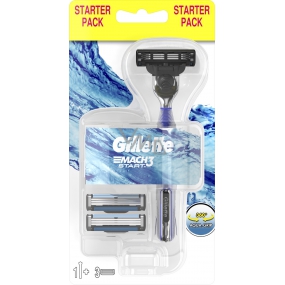 Gillette Mach3 Start holicí strojek + náhradní hlavice 2 kusy pro muže