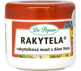 Dr. Popov Rakytela Rakytníková mast s Aloe Vera zklidňuje, hydratuje normální i vysušenou pokožku, vhodná i k péči o jizvy, spáleniny a omrzliny 50 ml