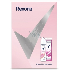 Rexona Sexy Bouquet antiperspirant deodorant sprej pro ženy 150 ml + Orchid sprchový gel 250 ml, kosmetická sada