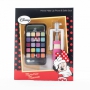 Disney Minnie Make Up Phone & Selfie Stick make-up paletka s krémovými stíny na oči, lesky na rty, a zrcátkem 2 g + růžová selfie tyč pro děti, kosmetická sada
