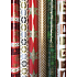 Zoewie Dárkový balicí papír 70 x 500 cm Vánoční béžový se stromky, vločky a hvězdy