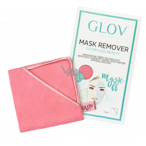Glov Mask Remover Pink rukavice na odstranění pleťové masky 1 kus