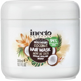 Inecto Naturals Coconut maska na vlasy s čistým kokosovým olejem 300 ml