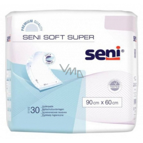 Seni Soft Super hygienické absorpční podložky 4 kapky, 90 x 60 cm 30 kusů