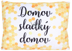 Albi Humorný polštář velký Sladký domov 36 x 30 cm