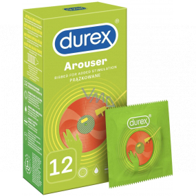 Durex Arouser kondom, nominální šířka 53 mm 12 kusů