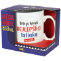 Albi Megahrnek XXL Hrnek nejlepšího tatínka na světě 850 ml