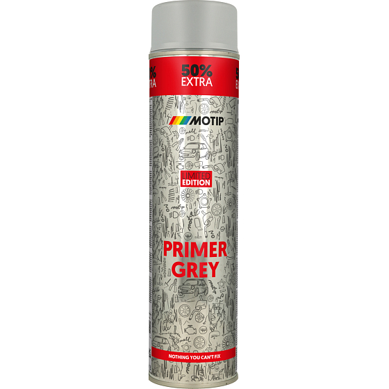 Motip Ralley základ pod barvy, šedý, 600 ml