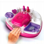 Clementoni Crazy Chic Nail Studio nehtové studio kreativní sada, doporučený věk 6+