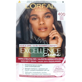 Loreal Paris Excellence Creme barva na vlasy 400 Hnědá