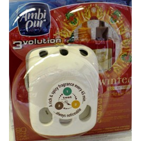 Ambi Pur 3 Volution Firesid elektrický osvěžovač kompletní strojek 18 ml