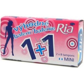 Ria Mini dámské tampony 2 x 8 kusů