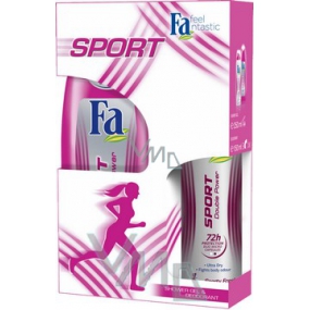 Fa Sport Double Power Sporty Fresh sprchový gel 250 ml + deodorant sprej 150 ml, kosmetická sada