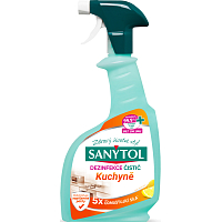 Sanytol dezinfekční odmašťující čistič na kuchyně, 500 ml