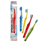 Spokar 3432 Plus extra měkký zubní kartáček do 6 let vlákna Hexagonal více barev1 kus