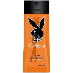 Playboy Miami Spicy Orange 2v1 sprchový gel a šampon pro muže 250 ml