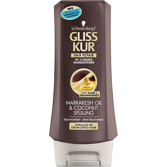 Gliss Kur Marrakesh Oil & Coconut balzám normální lehce poškozené vlasy 200 ml