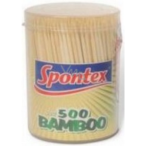 Spontex Párátka bambusová 500 kusů dóza