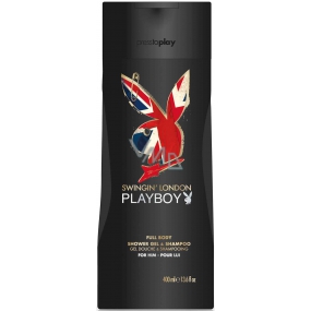 Playboy London Swingin 2v1 sprchový gel a šampon pro muže 400 ml