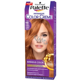 Schwarzkopf Palette Intensive Color Creme barva na vlasy odstín K8 Světle měděný