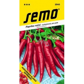 Semo Paprika roční kořeninová pro pole - Hodonínská sladká vzpřímená 0,6 g