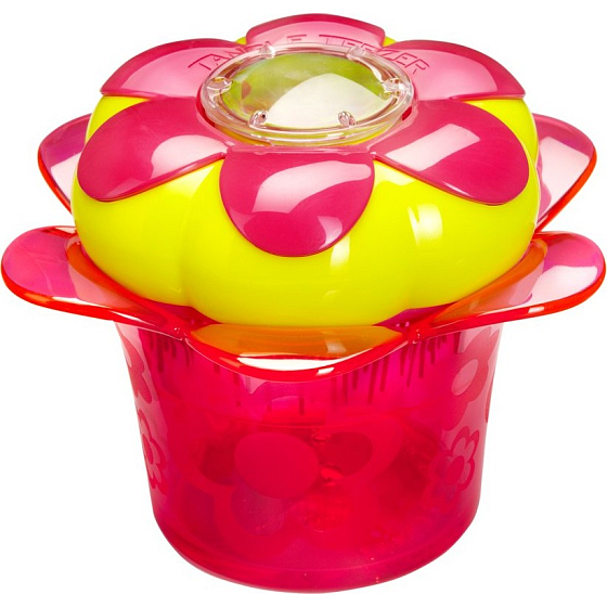 Tangle Teezer Flowerpots Profesionální kompaktní kartáč na vlasy Princess růžový