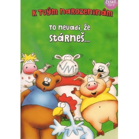 Albi Hrací přání do obálky K narozeninám Narozeniny s přáteli Pár přátel stačí mít Michal David 14,8 x 21 cm