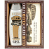 Bohemia Gifts Pro Gentlemana sprchový gel 300 ml + Retro mycí houba nejen na automobil 185 x 75 x 30 mm