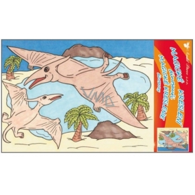 Malování vodou dinosauři č.5 28 x 21 cm