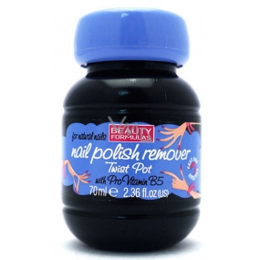 Beauty Formulas Nail Polish Remover odlakovač na nehty s houbičkou 70 ml